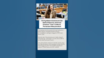Deretan Pernyataan Kontroversial Ahmad Sahroni & Nafa Urbach Picu Dicopot dari Anggota DPR RI