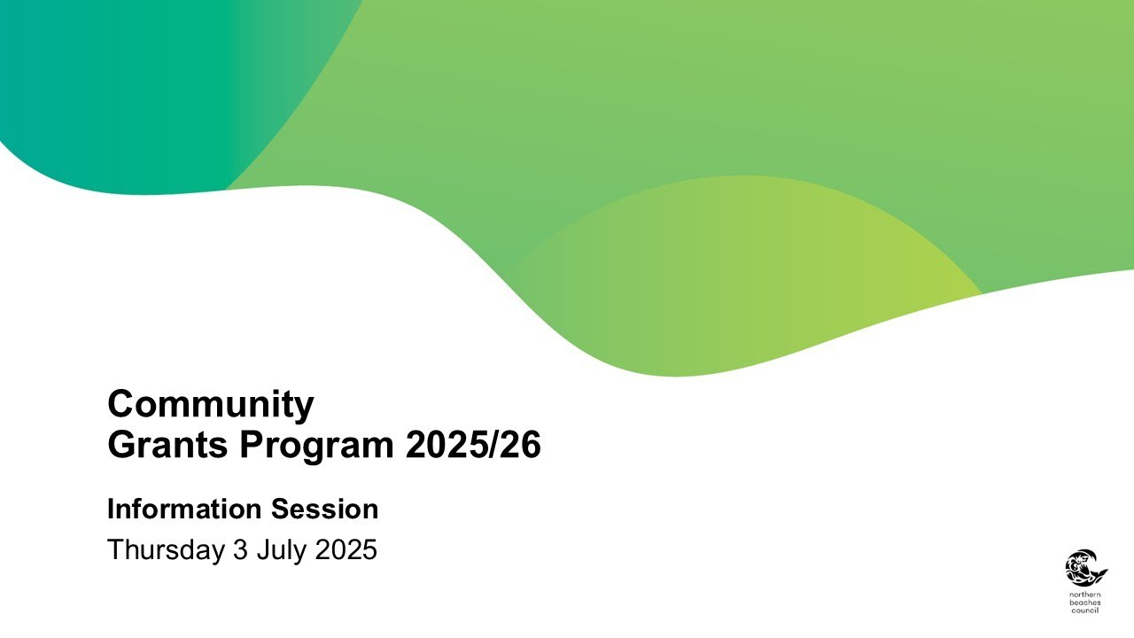Community Grants Information Session 2025 - YouTube