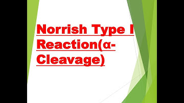 Norrish Type I (Alpha cleavage)