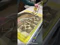 Комбинация трафарет + оттиск 😳 Паркетная доска 🤩