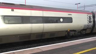 virgin pendolino 390039 departs birmingham airport. 25.1.14.