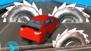 Сrazy Сars Race #4 - Deadly Car Crushing Speed Car Bumps Challenge Android Gameplay iOS