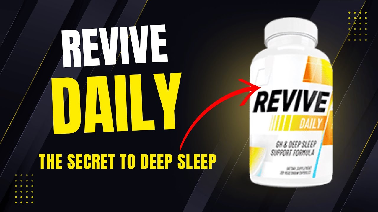 THE SECRET TO SLEEPING BETTER – REVIVE DAILY EXPLEINED!
