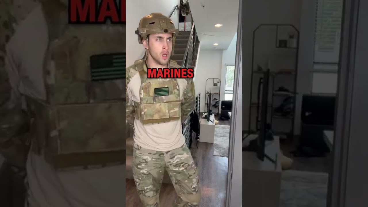 KIDS SAY GOODMORNING WITH THE MILITARY BRANCHES!! 