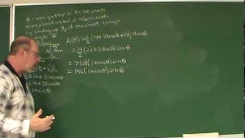 Unit 3-3 rain gutter Problem