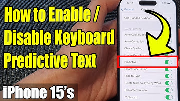 iPhone 15/15 Pro Max: How to Enable/Disable Keyboard Predictive Text