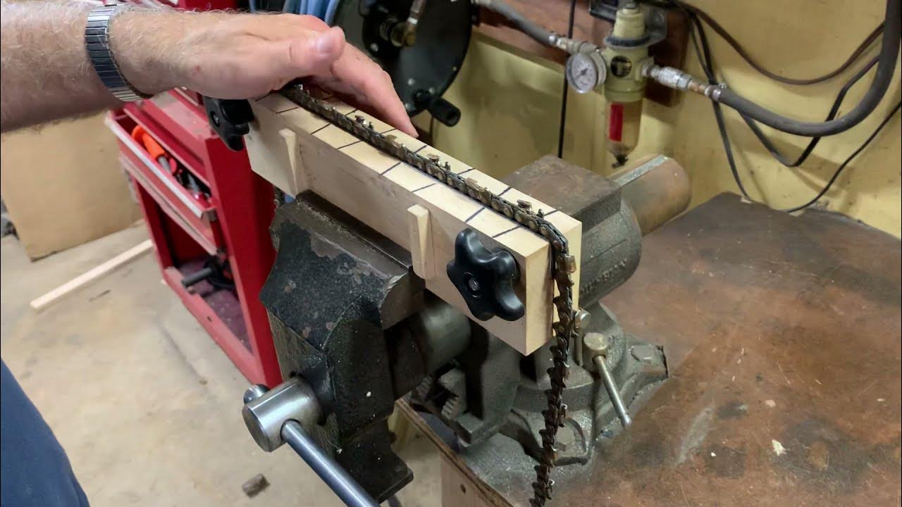 Chainsaw Sharpening Jig YouTube