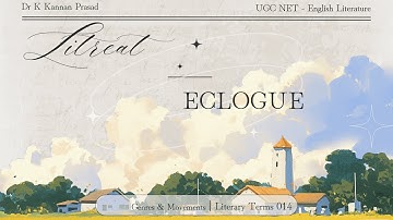What is Eclogue? | Literary Terms & Concept Explained in 5 Mins | UGC NET English