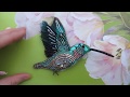 BestiARTiusz: hummingbird brooch