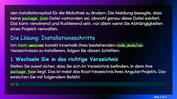 Wie man font-awesome korrekt im bestehenden node_modules-Verzeichnis installiert