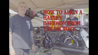 How to align a factory Harley Davidson Motorcycle