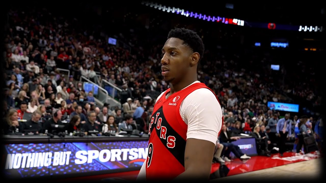 RJ Barrett fast-break Jam vs Thunder - YouTube