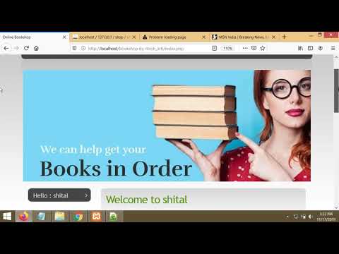Online Bookshop Project -  PHP MYSQL Project