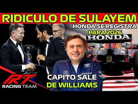 📢 El GRAN RIDICULO de SULAYEM 🤡 | HONDA se REGISTRA para el 2026 🔥 | CAPITO se va de WILLIAMS 👋 | F1 hqdefault