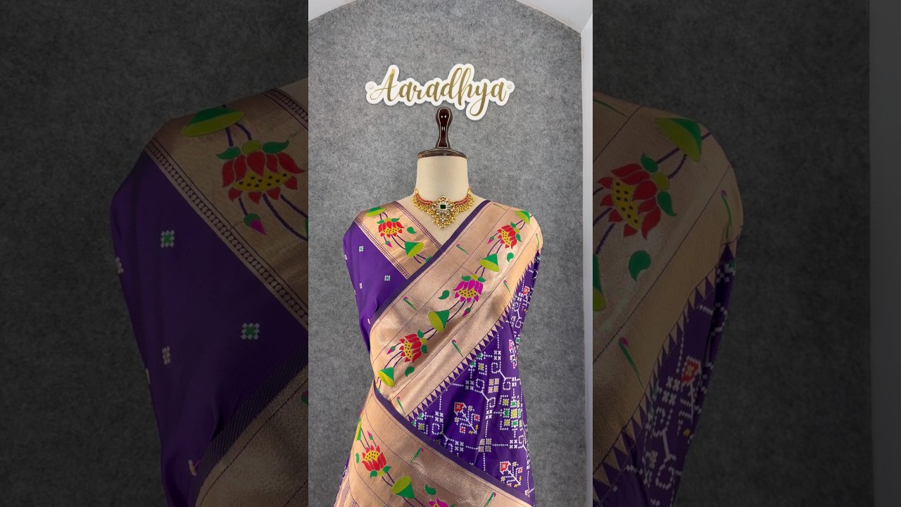 Royal Kanchivaram Patola Paithani Silk Saree