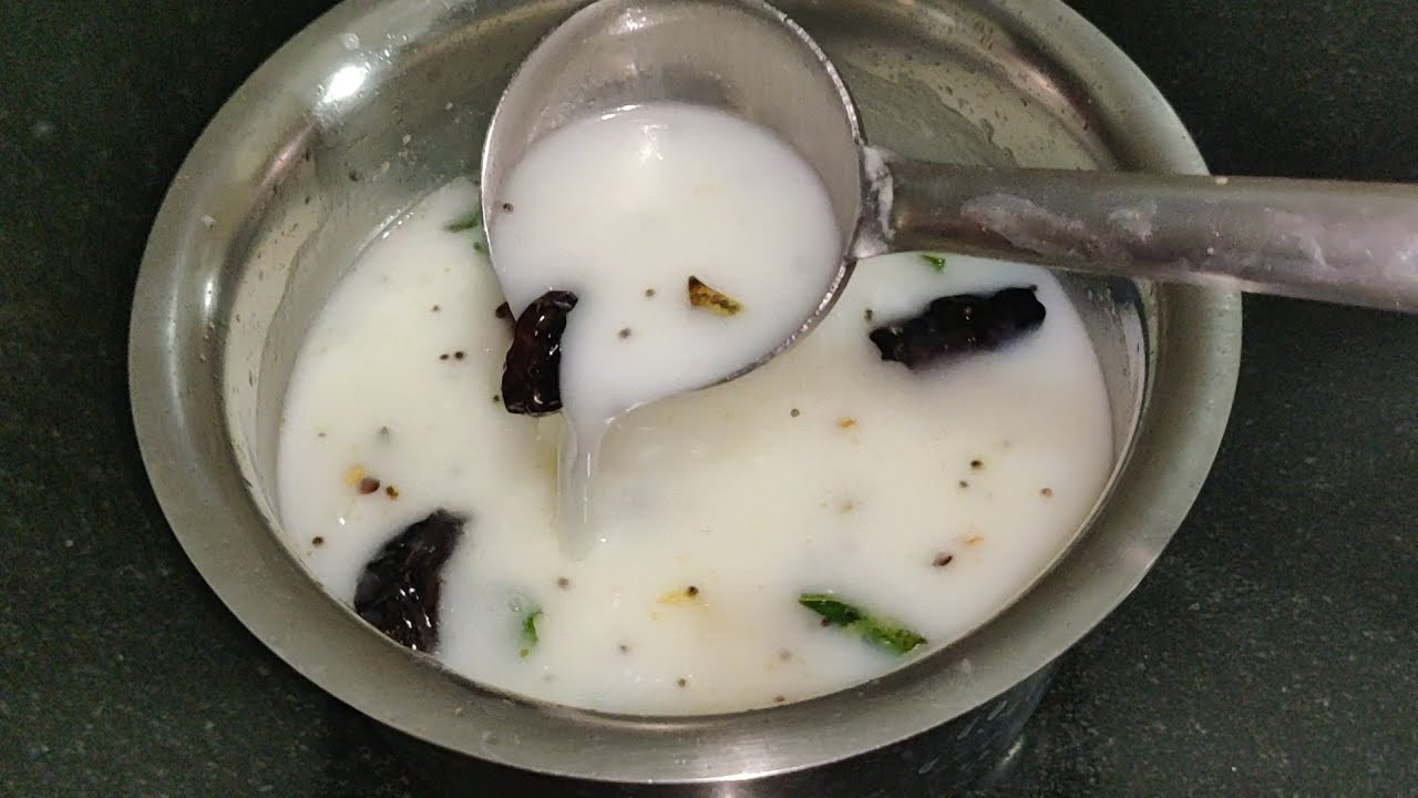 ದೇಹಕ್ಕೆ ಶಕ್ತಿ ನೀಡುವ ಗಂಜಿ ಮಜ್ಜಿಗೆ !! Rice Starch ButterMilk Recipe - YouTube