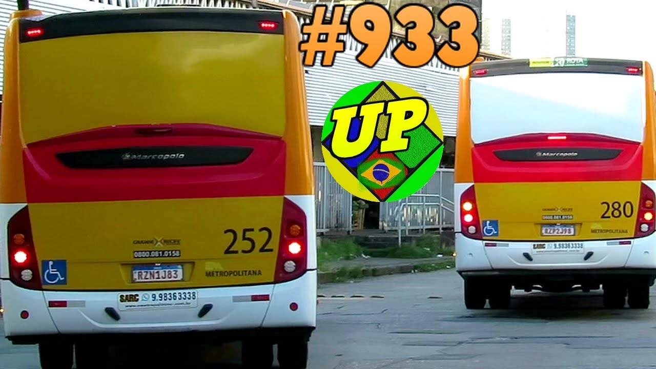 #933 - ONIBUS RECIFE - Terminal Cais de Santa Rita com muitos ônibus no Centro do Recife
