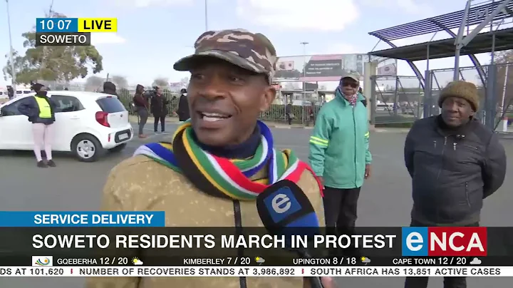 Soweto residents march