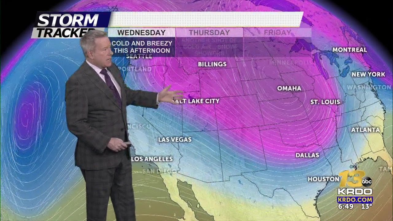 Mainly sunny and cold today - YouTube