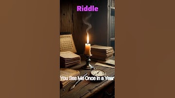 You See Me Once in a Year, Twice in a Week, Never in a Day 😲 | Mind Riddle Shorts”