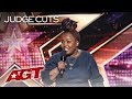 Comedian jackie fabulous delivers hilarious and relatable jokes  americas got talent 2019