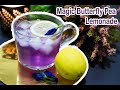 Magic butterfly pea lemonade in 1 minute