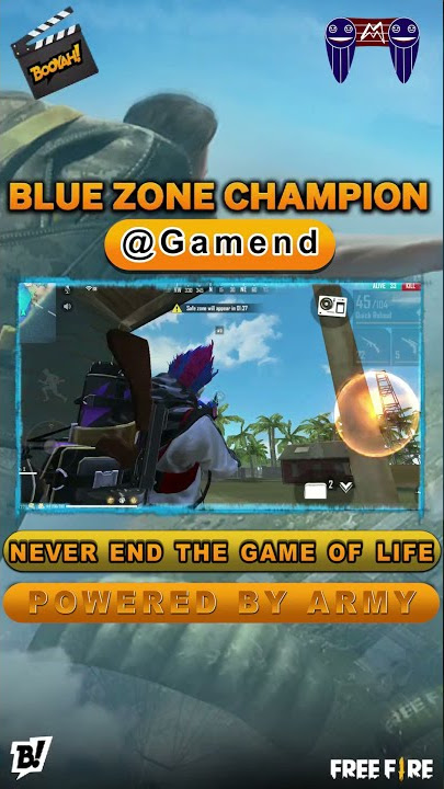 BLUE ZOZE CHAMPION | BOOYAH CLIPS | FREE FIRE RUSH GAMEPLAY IN LOOT ZONE | SHORTS   ​