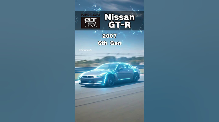 A brief history of Nissan GTR's automotive evolution (1969-2025)#GTR #NissanGTR #Nissan #cars