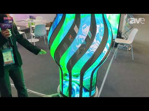 ISE 2025: Meiyad Optoelectronics Features Customizable Indoor P1.875 Flexible LED Screen