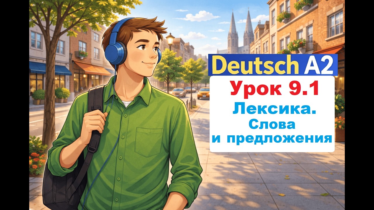 Немецкий язык A2 — Урок 9.1: Лексика. Слова и фразы | Немецкий для начинающих