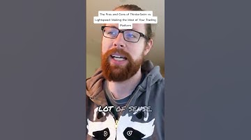 Pros and Cons of ThinkorSwim