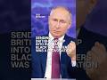 Sending a British warship into Russian Black Sea waters was a provocation. #putin #russia #usa #uk