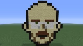 Minecraft Pixel Art: Walter White (Breaking Bad) Tutorial
