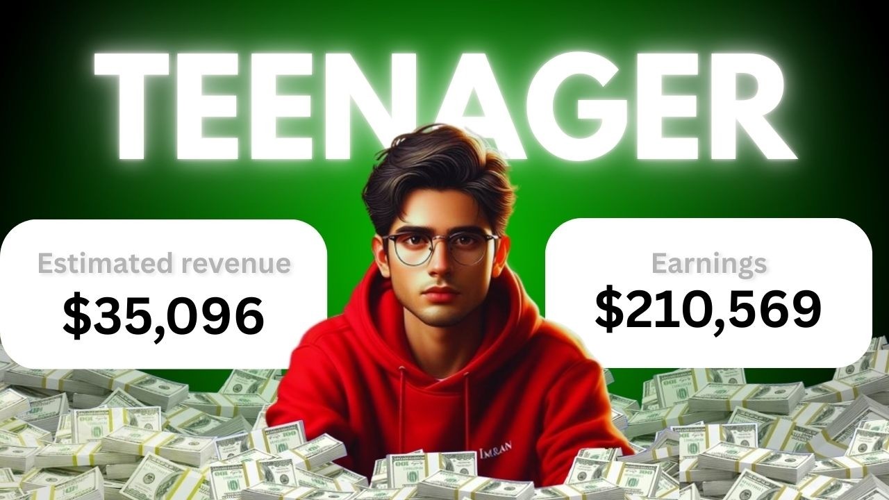 How this Teenager made $210k? | Finance & Case Study Thumbnail Design