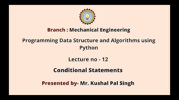 Programming Data Structure and Algorithms Using Python | AKTU Digital Education