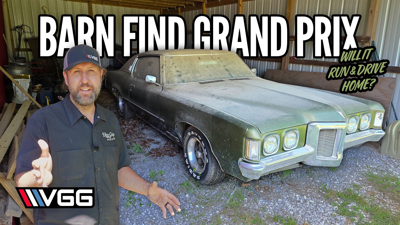 BARN FIND Pontiac Grand Prix Forgotten For 25 YEARS! Will It RUN AND DRIVE HOME?