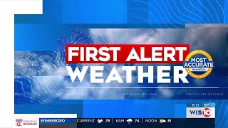 FIRST ALERT: Isolated gusty, strong thunderstorms possible this evening