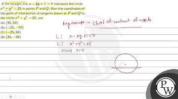 If the straight line \( x-2 y+1=0 \) intersects the circle \( x^{2}+y^{2}=25 \) in points \( P \...