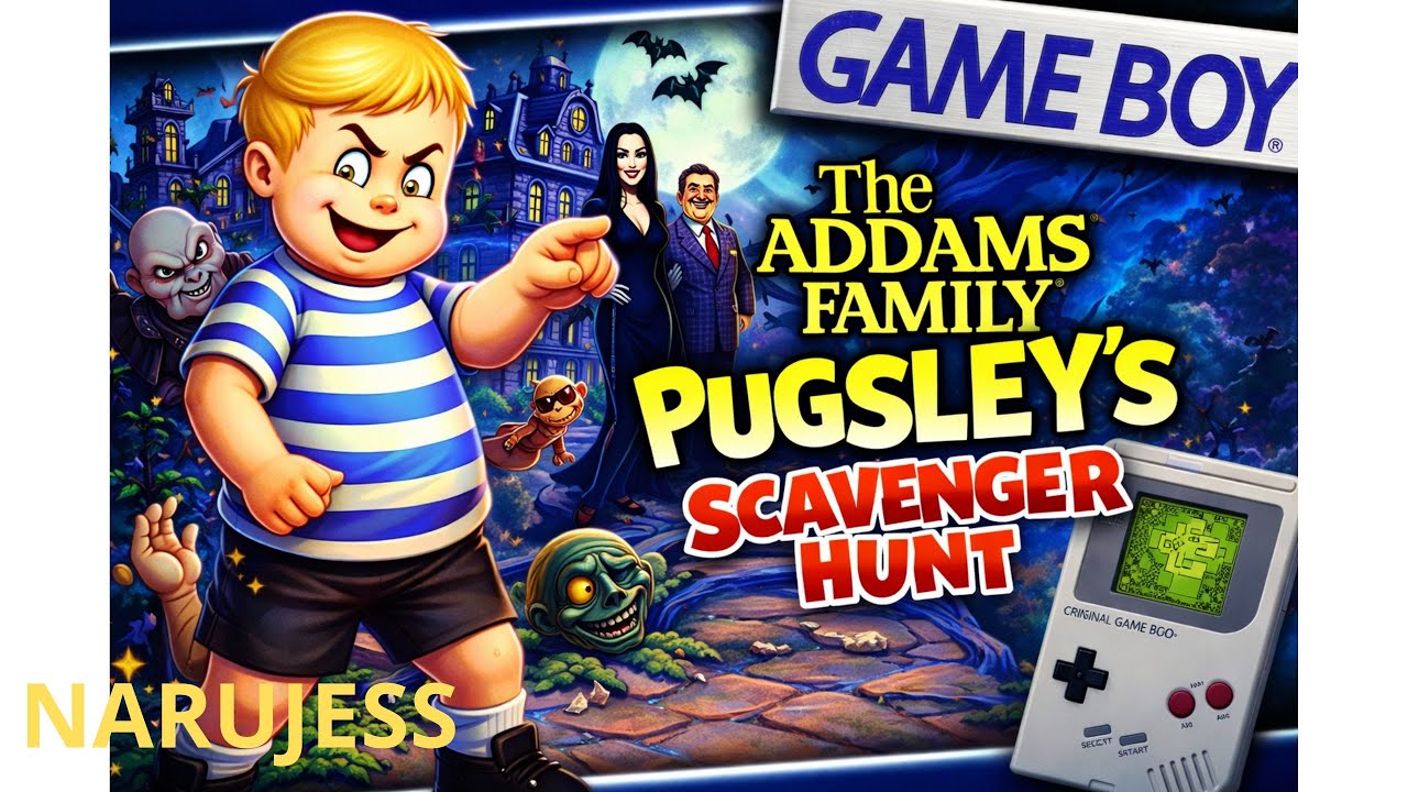 The Addams Family: Pugsley's Scavenger Hunt - Game Boy (let's play FR)