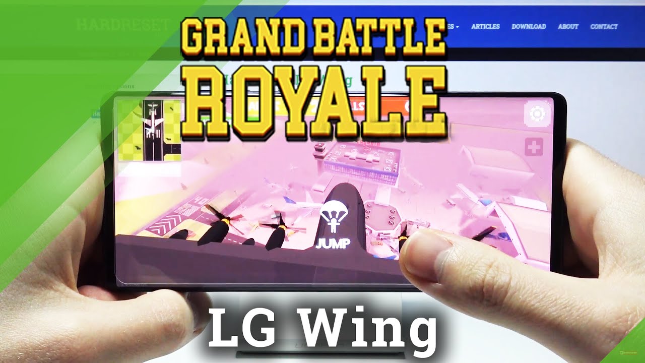 Grand Battle Royale on LG WING – Gaming Test