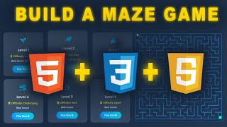 AI Maze Game Tutorial with ChatGPT & DeepSeek | Build Maze Game Using HTML CSS JavaScript | TEKZAA
