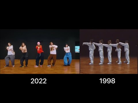 Ditto NewJeans 2022 1998 Choreography Comparison 