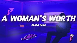 Alicia Keys - A Woman's Worth (Lyrics)