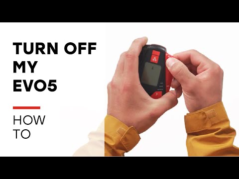 How do I turn off my Evo 5 ? - video from ARVA