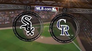 4/8/14: Six White Sox home runs rout Rockies