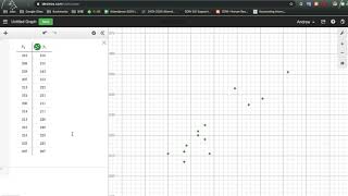 Desmos - Scatterplot