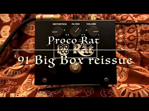 Proco Rat '91 Big Box reissue - YouTube