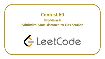 LeetCode 69 Problem 4 - Minimize Max Distance to Gas Station