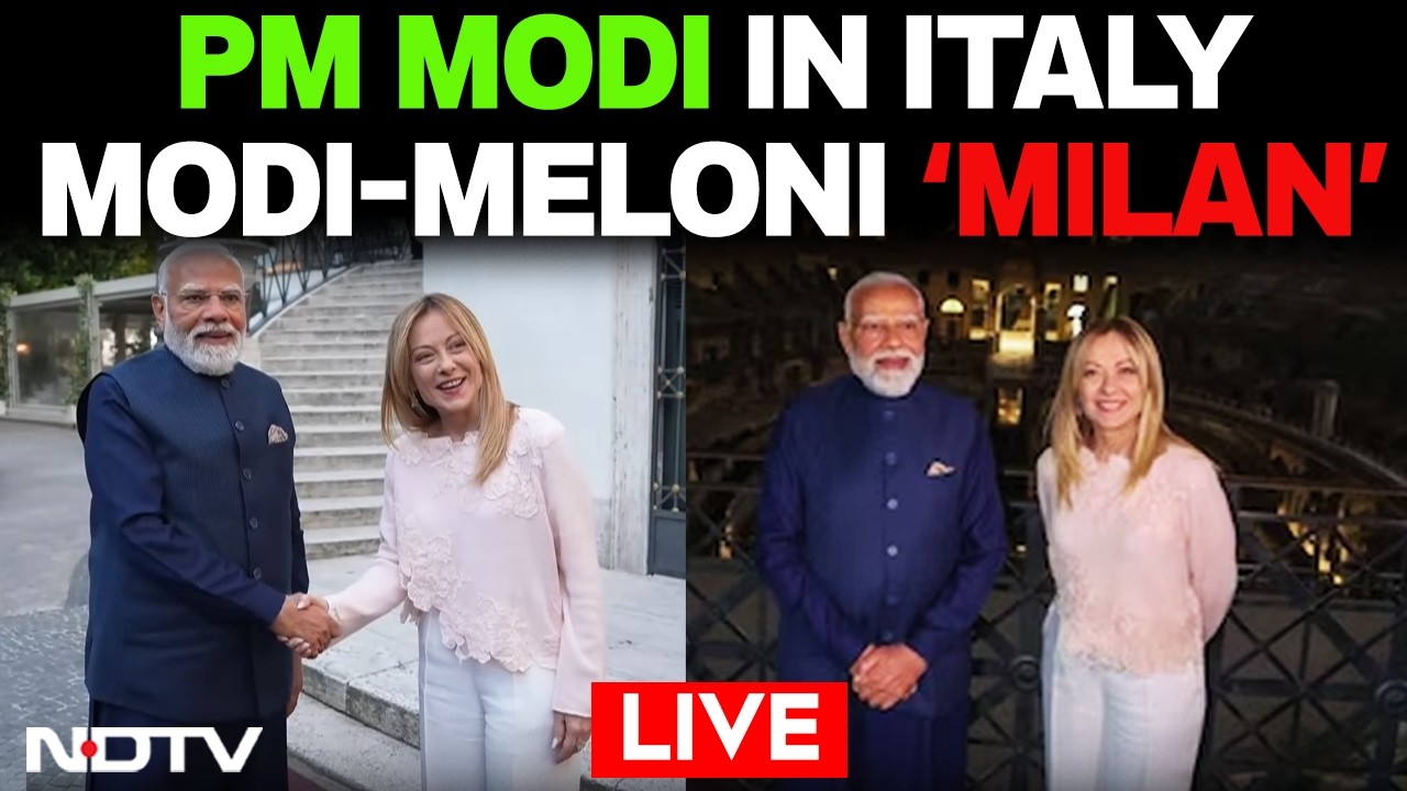 PM Modi In Italy LIVE | PM Modi Meets Giorgia Meloni | The Big Modi ...