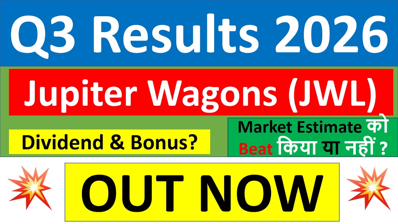 Jupiter Wagons q3 results 2026 | JWL Q3 results today | Jupiter Wagons Share News | JWL latest news
